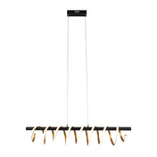 Lustre suspendu de luxe artisanal à DEL pour une élégance de design intemporelle