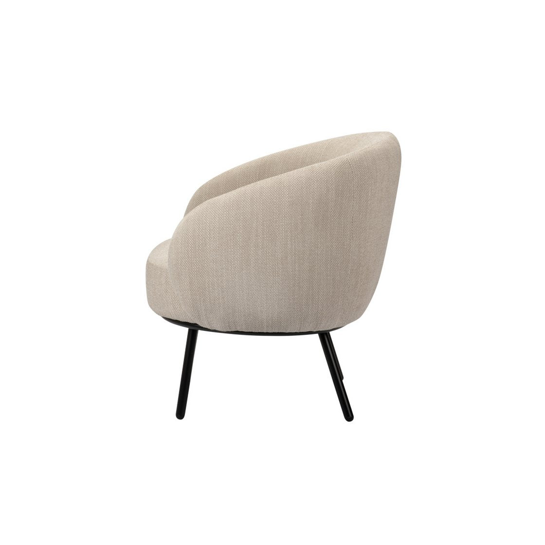 Timeless Handmade Beige Lounge Chair with Premium Natural Materials
