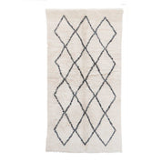 Luxury Handmade Moroccan Berber Carpet - Timeless Design 133x250 cm