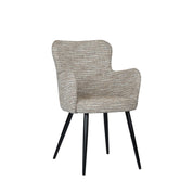 Elegant Hand-Finished Wing Chair Set with Organic Textures