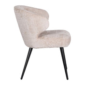 Elegant Bespoke Cream Chairs - Hand-Finished Minimalist Design