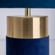 Lampe de table bleue or de Mary