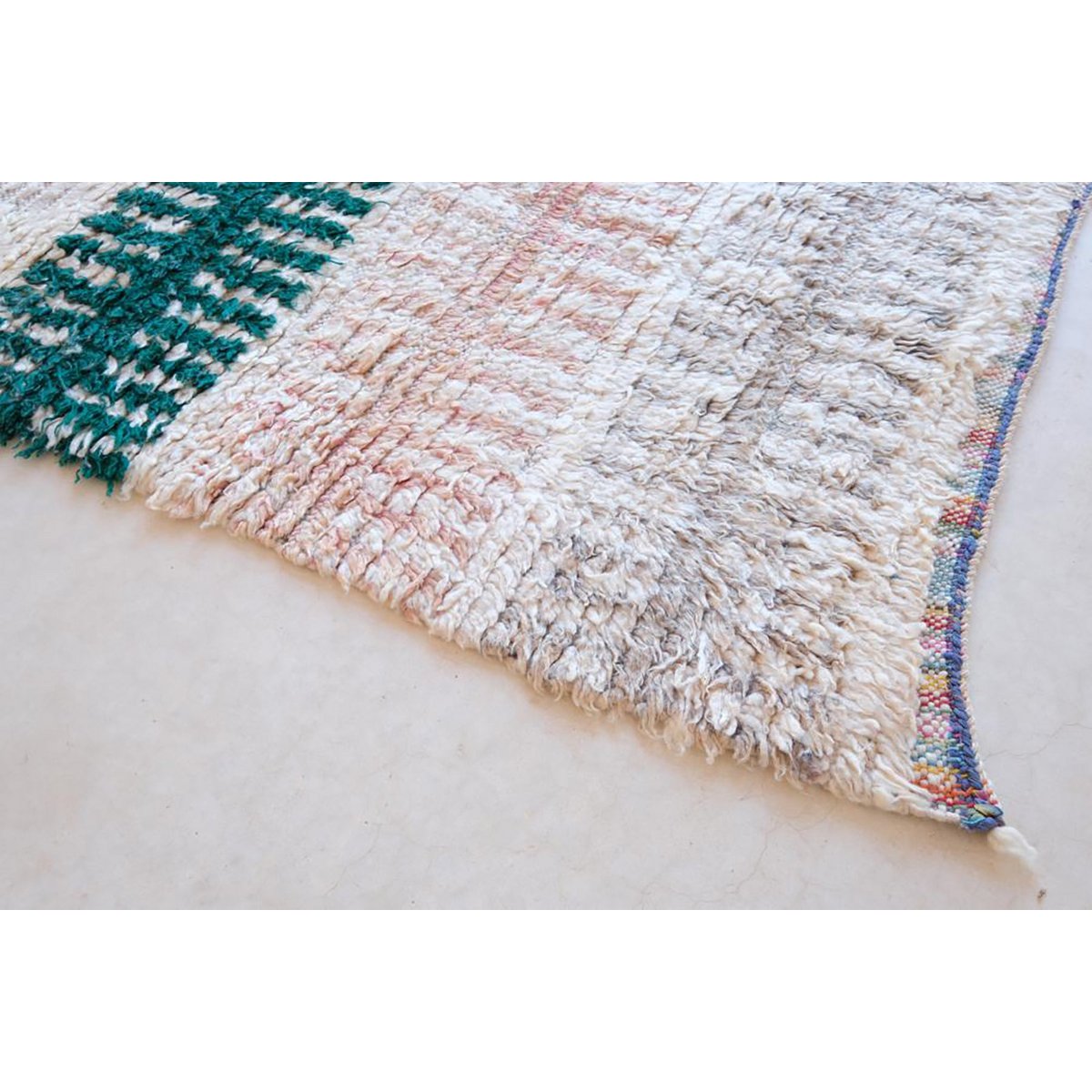 Handcrafted Moroccan Berber Carpet in Premium Wool Finish