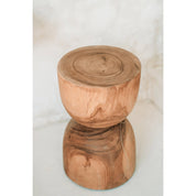 Azure natural suar wood stool