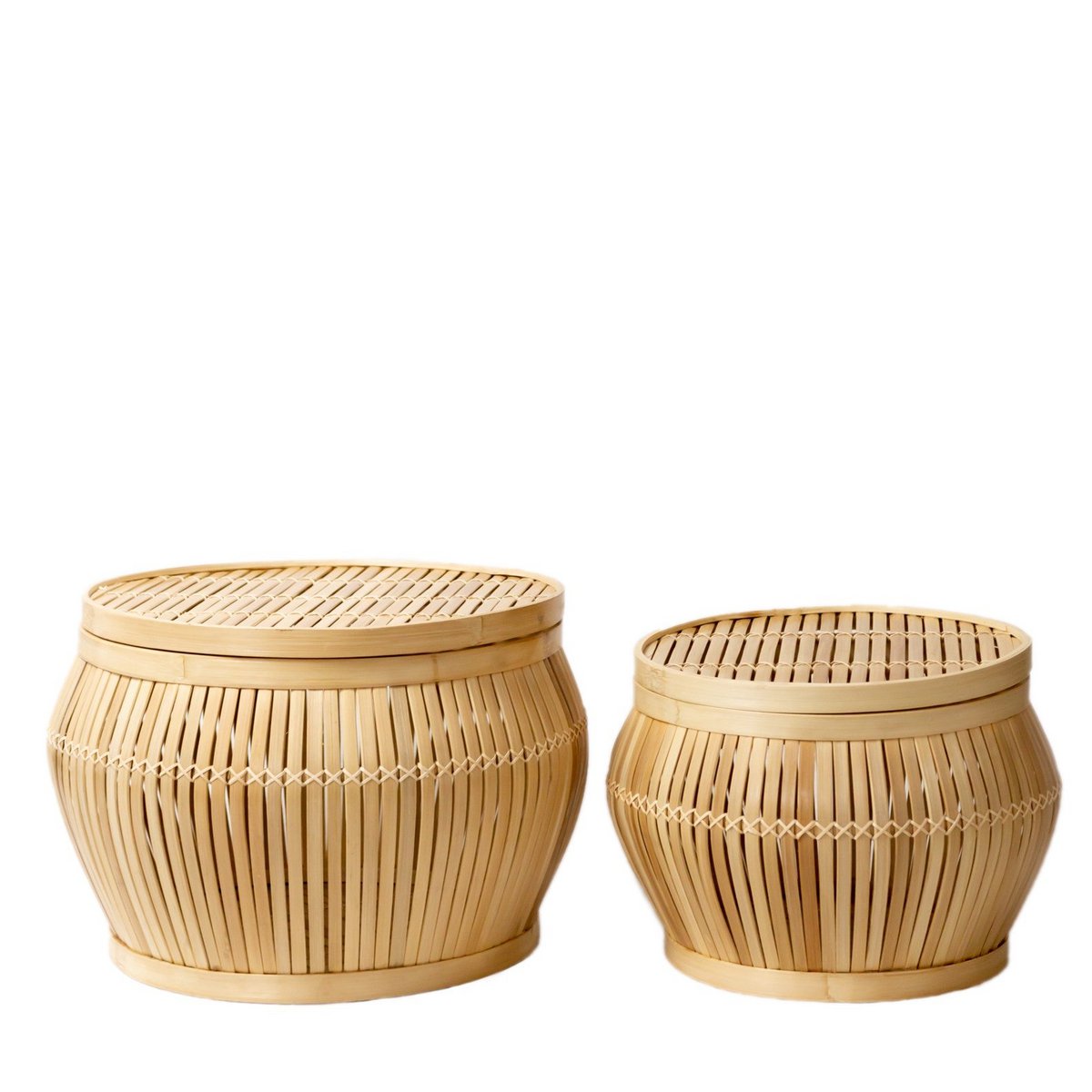 Handcrafted Bamboo Side Table - A Timeless Luxury Statement