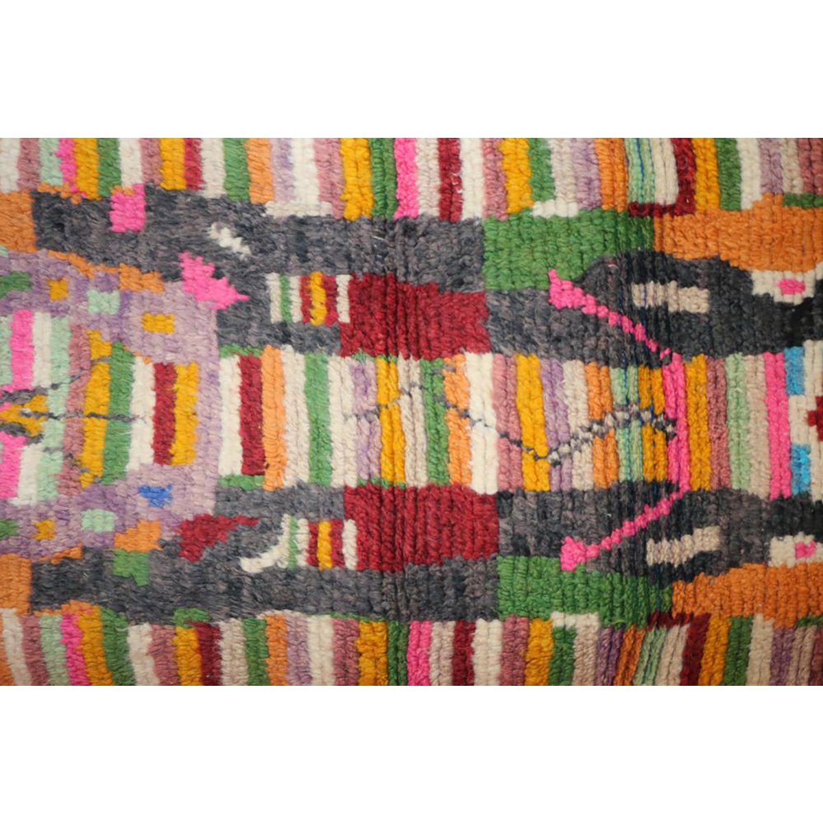 Handcrafted Luxury Berber Corridor Carpet in Wool, 72 x 355 cm
