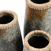 Curated Artisan Sneaky Vase in Antique Grey - Timeless Luxury
