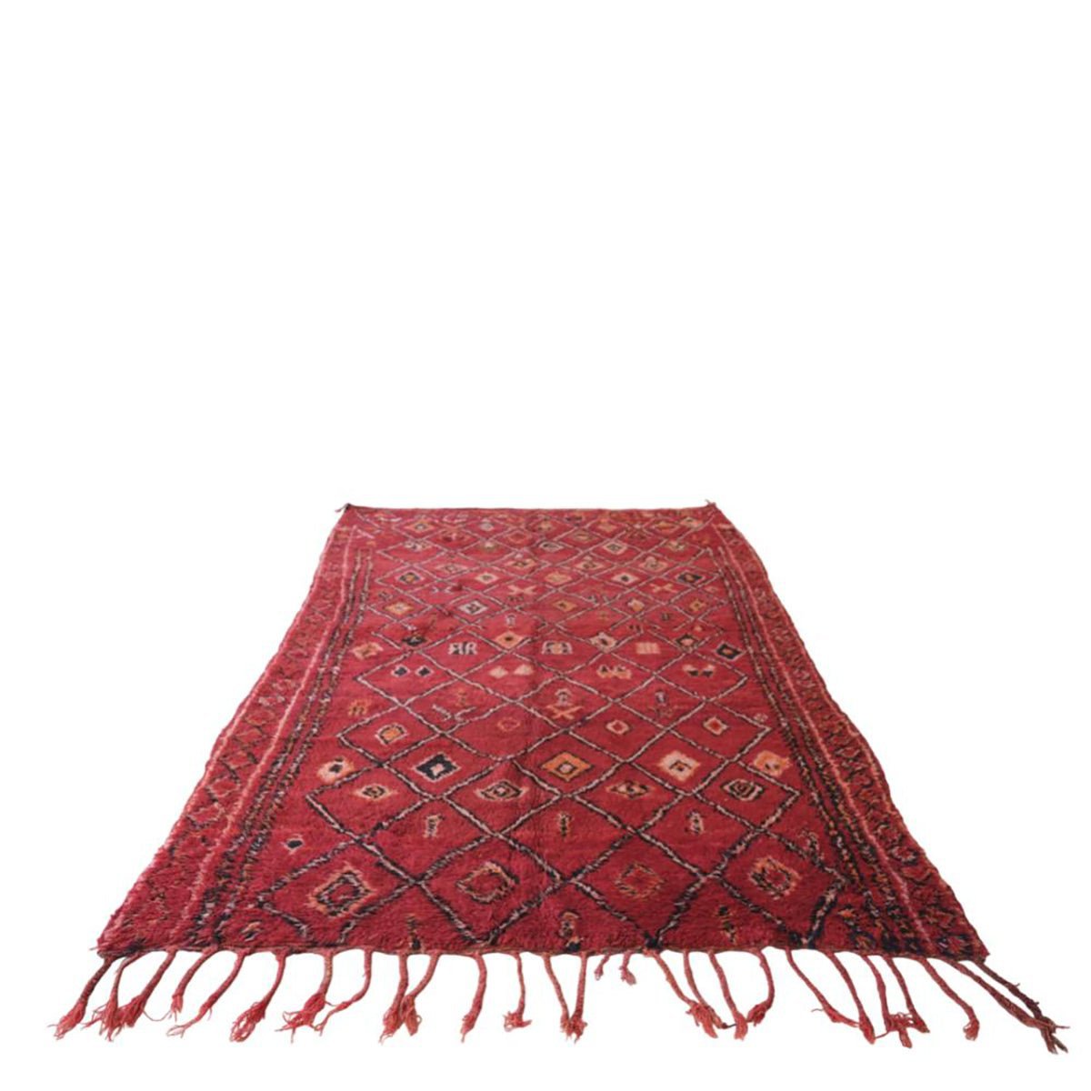 Premium Handmade Moroccan Berber Carpet in Timeless Design