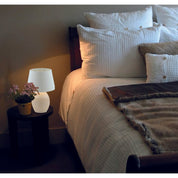 Timeless Handmade Ceramic Table Lamp in Premium White Finish