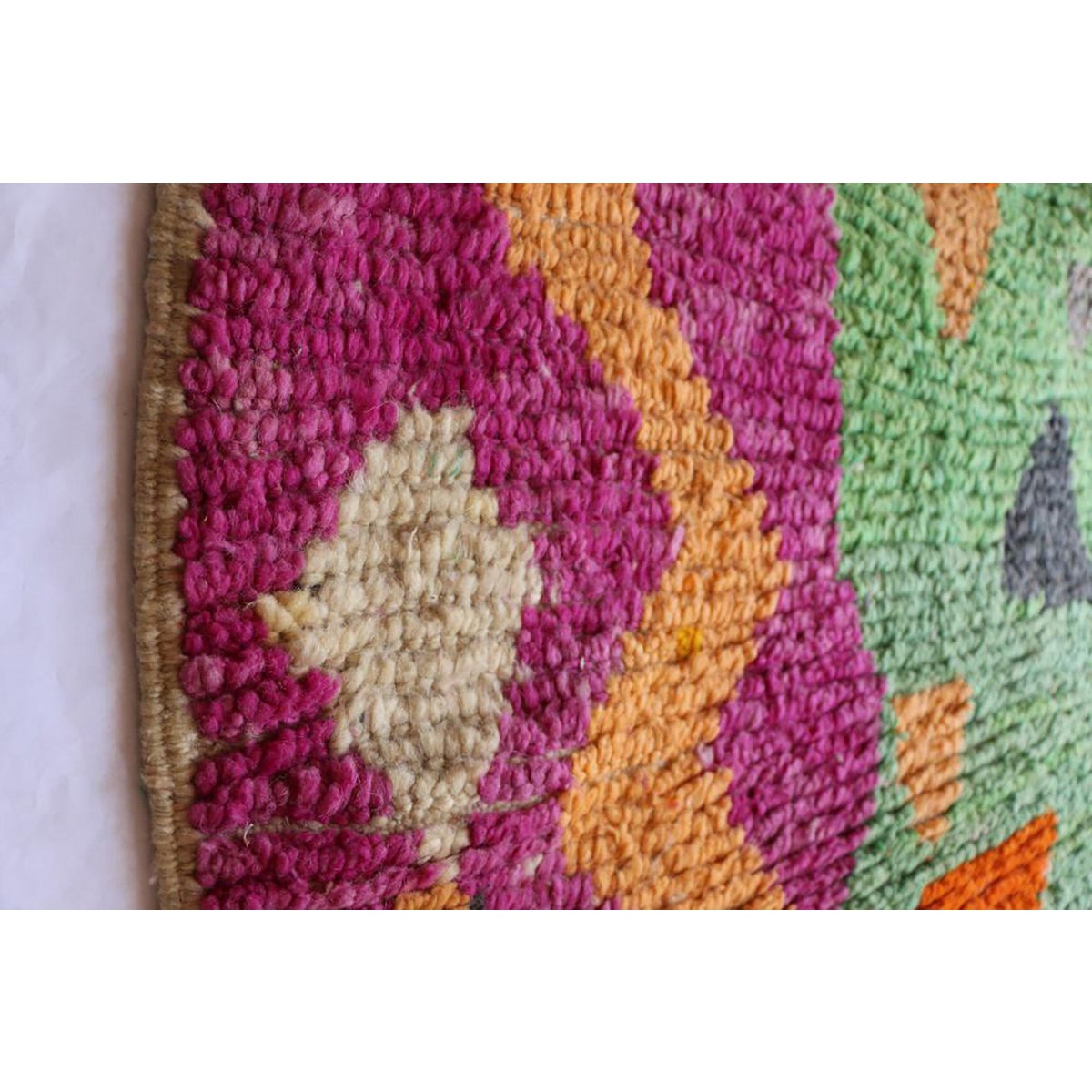 Handcrafted Moroccan Berber Wool Carpet - Timeless Design 180x249 cm