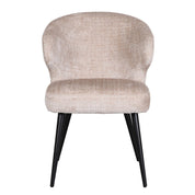 Elegant Bespoke Cream Chairs - Hand-Finished Minimalist Design