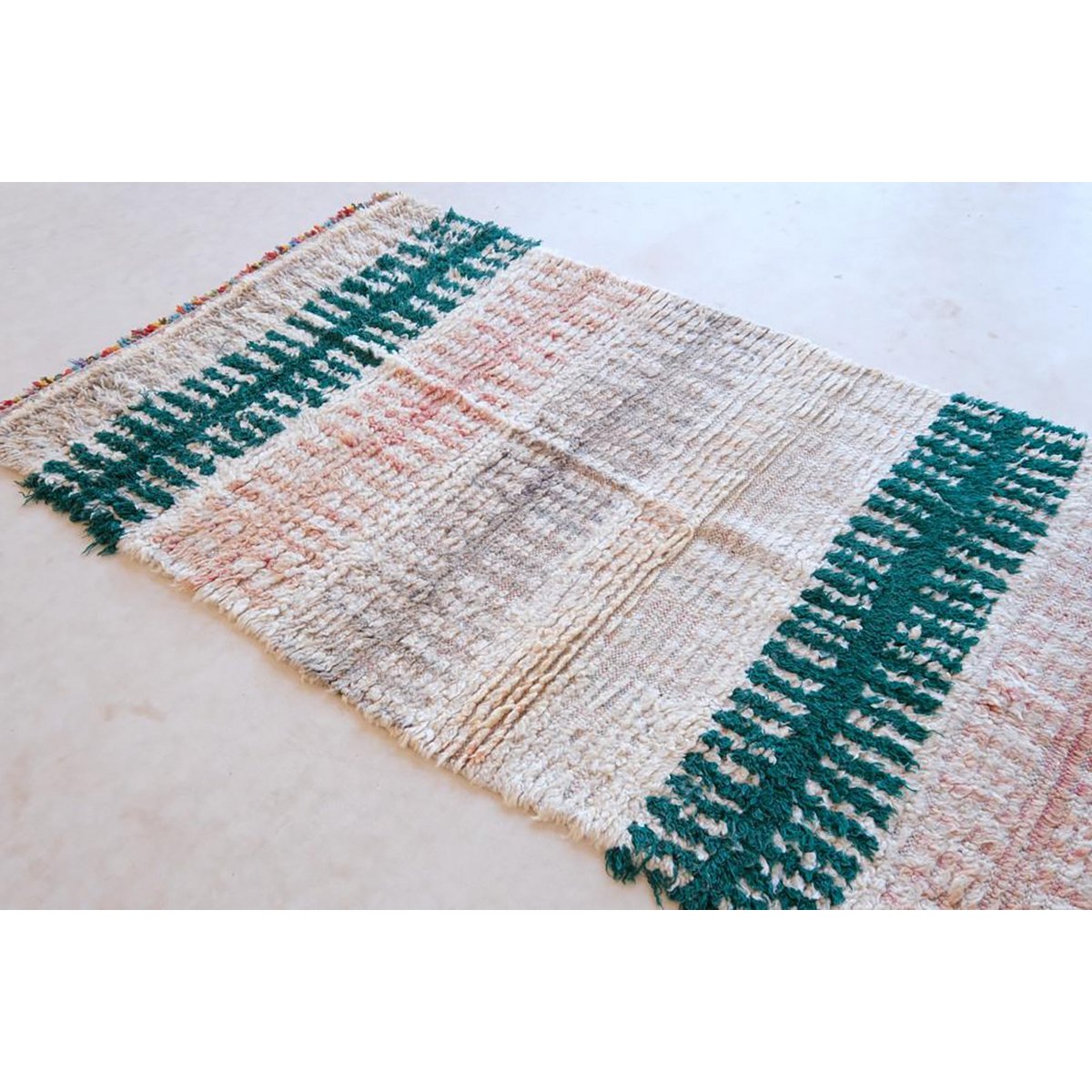 Handcrafted Moroccan Berber Carpet in Premium Wool Finish