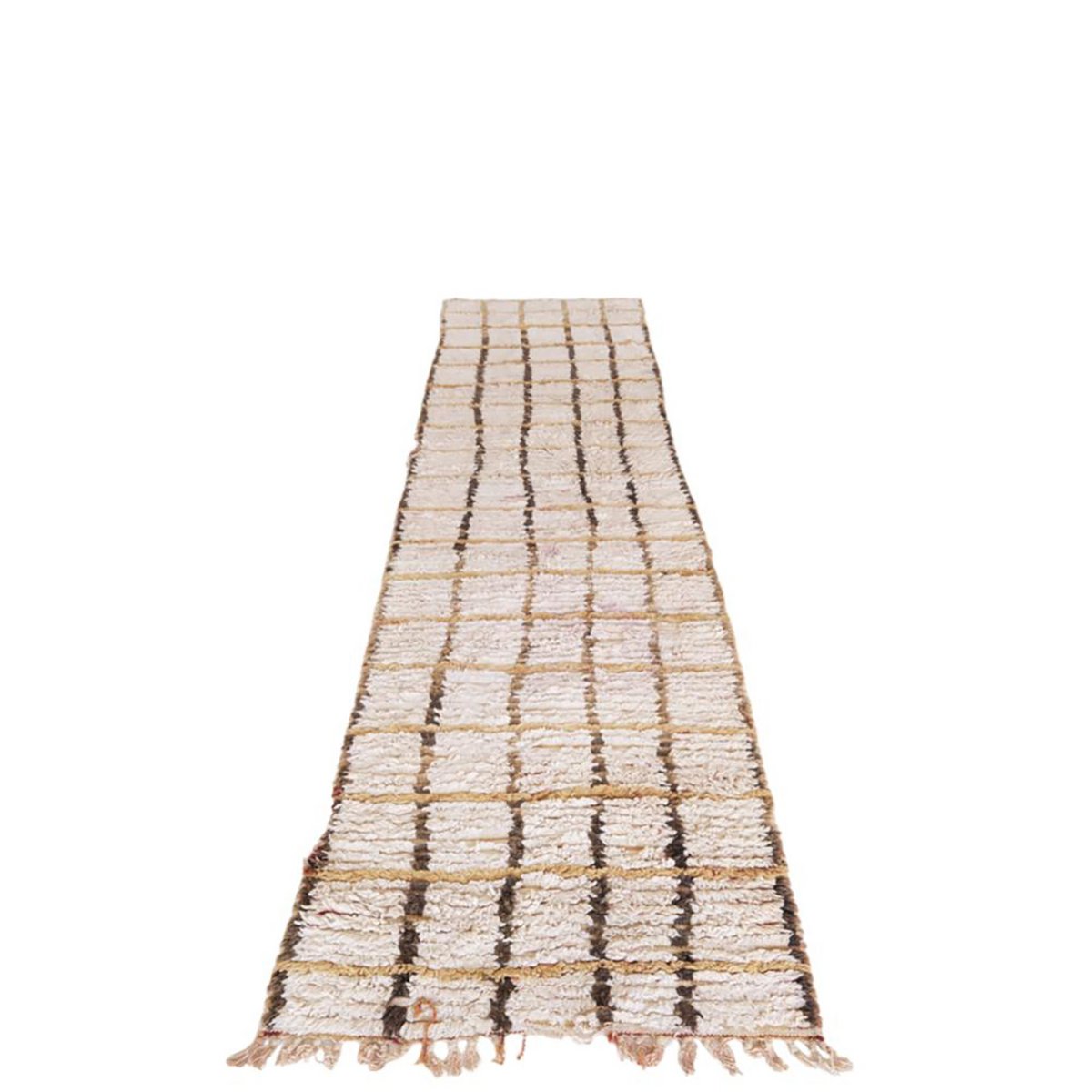Handcrafted Luxury Berber Corridor Carpet in Timeless Design