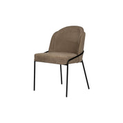 FANNUR PTP Refined Brown Fjord Chairs, Sculptural Elegance
