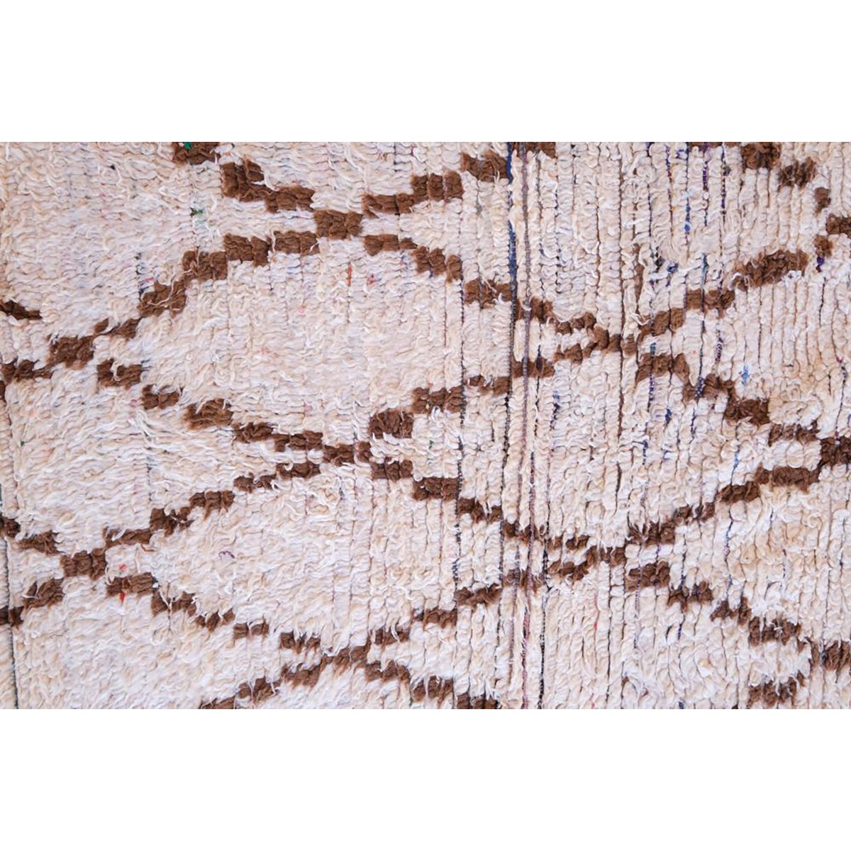 Handcrafted Moroccan Berber Carpet in Premium Wool, 98x278 cm