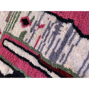 Handmade Moroccan Berber Carpet in Premium Wool, 203 x 292 cm