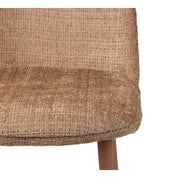 Elegant Hand-Finished Caramel Egg Chairs, Artisanal Design