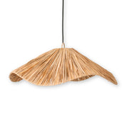 Luxury Handmade Raffia Pendant Light - Artisan Ceiling Lamp