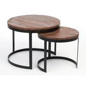 Handcrafted Artisan Coffee Table Set