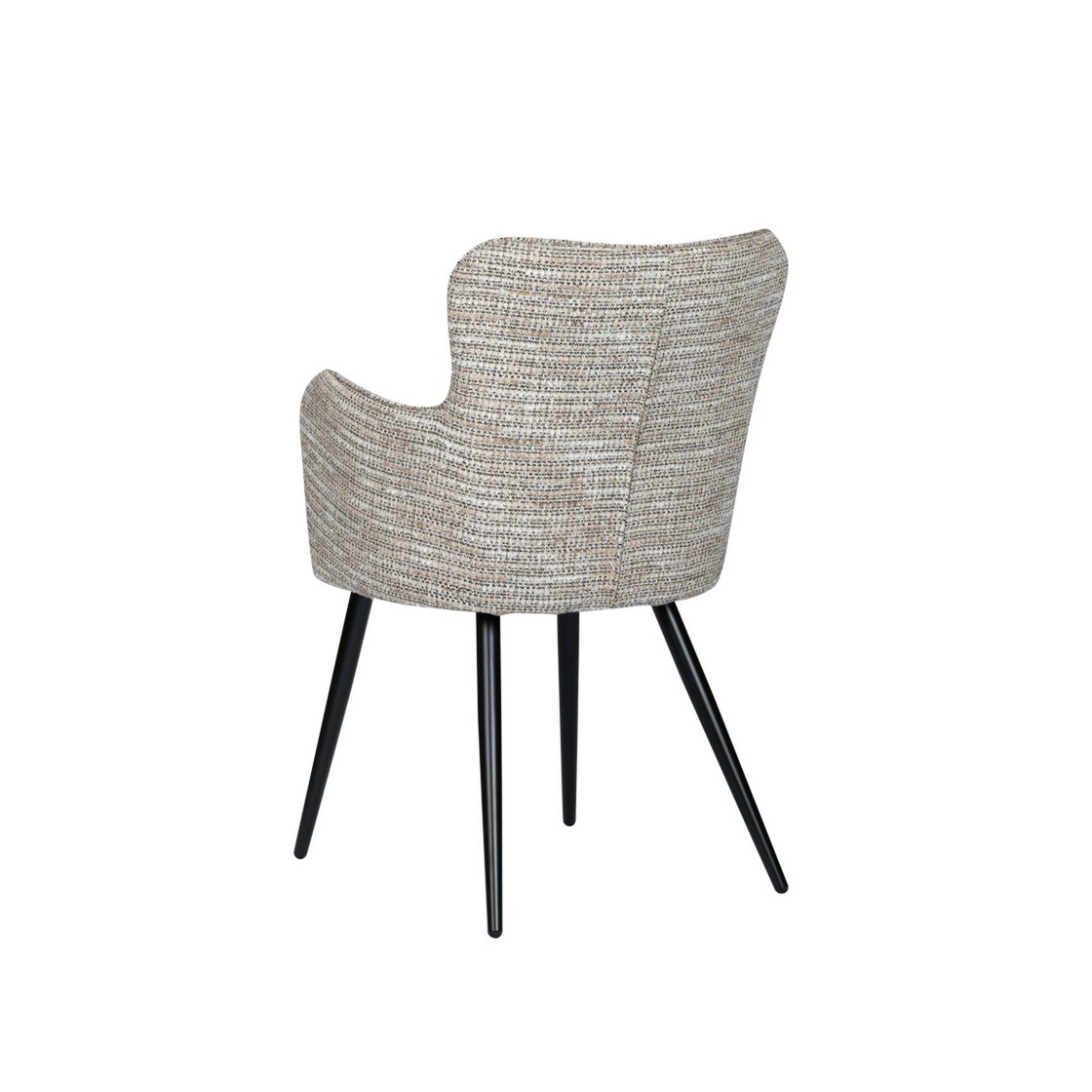 Elegant Hand-Finished Wing Chair Set with Organic Textures