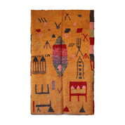 Luxury Handmade Moroccan Berber Carpet Crafted from Wool 151x248