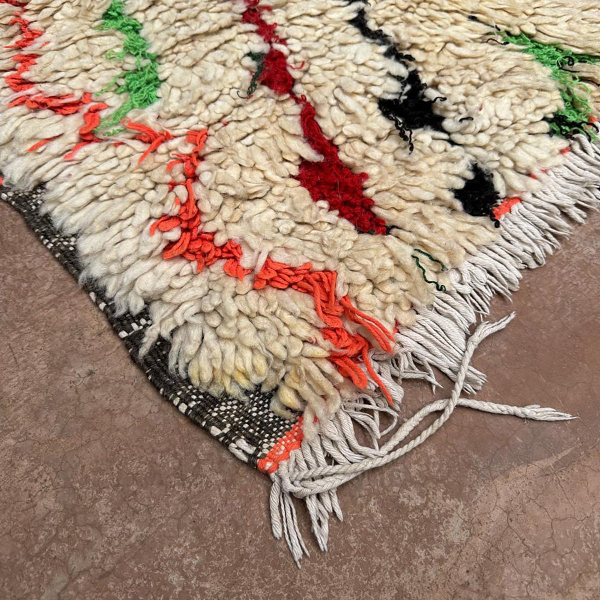 Handcrafted Moroccan Berber Wool Carpet - Timeless Luxury Design