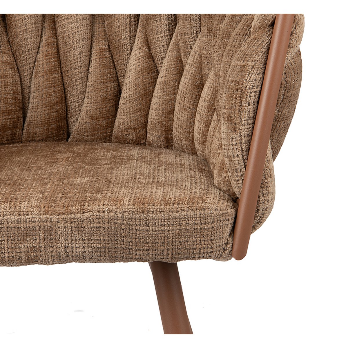 Sophisticated Hand-Finished Wave Chairs in Organic Neutral Tones