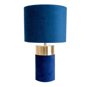 Lampe de table bleue or de Mary